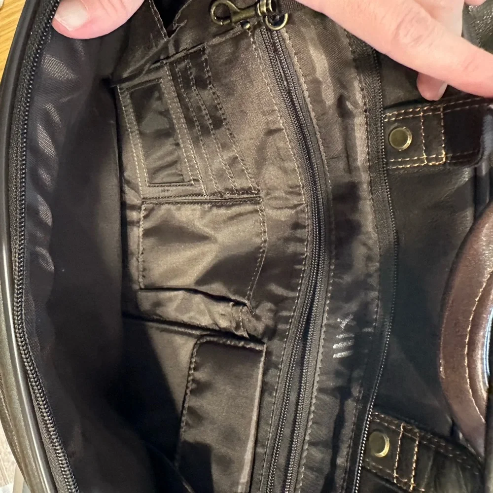 Heritage Leather Briefcase Satchel